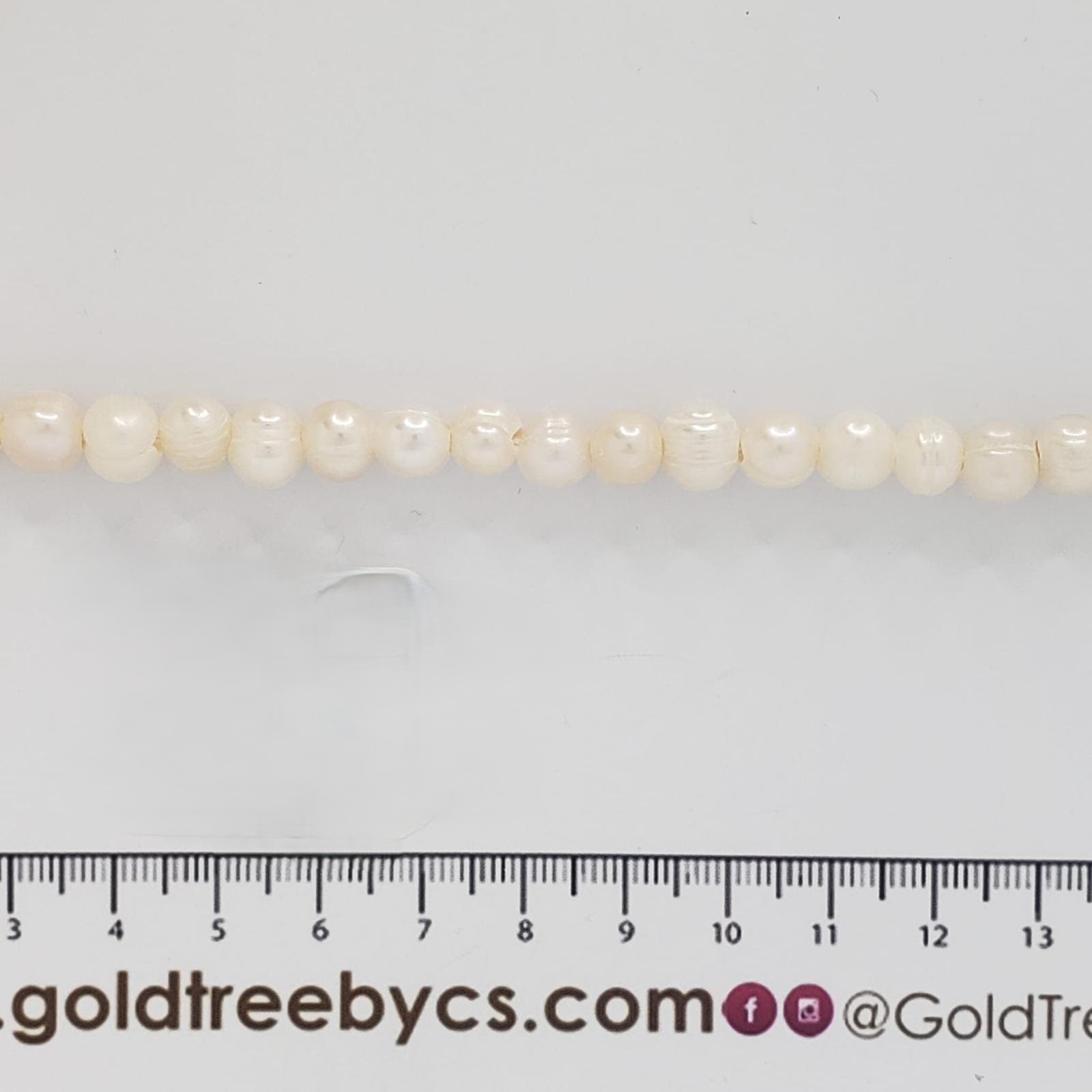 3345 Fresh Water pearls 8mm Big Hole